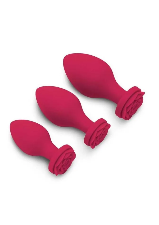 Secret Kisses Anal Secret Kisses Rosegasm Butt Bouquet Training Set Silicone Butt Plugs