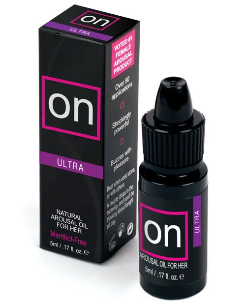 Sensuva Valencia Naturals Female Sex Toys ON Natural Arousal Oil For Her Ultra 5 ml