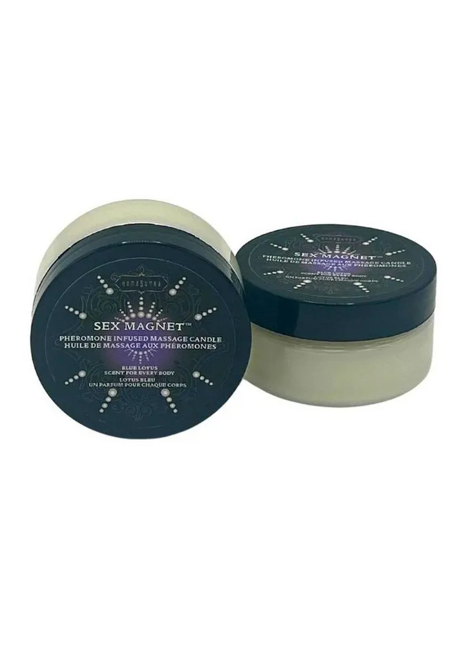 Sex Magnet Couples Sex Magnet Blue Lotus Pheromone Massage Candle