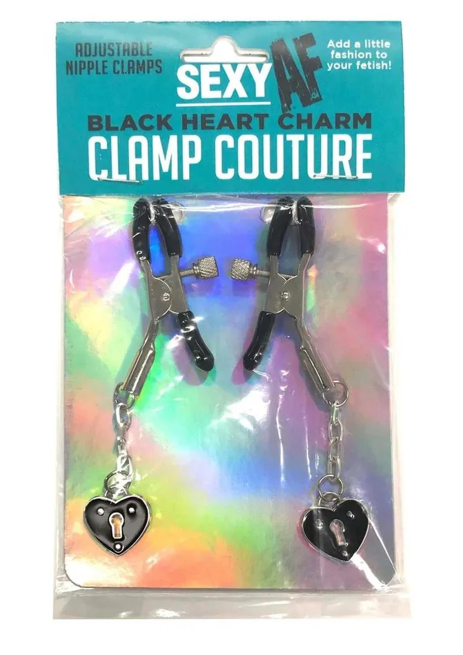 Sexy AF Nipple Clamps Hearts AF Nipple Clitoral Toys