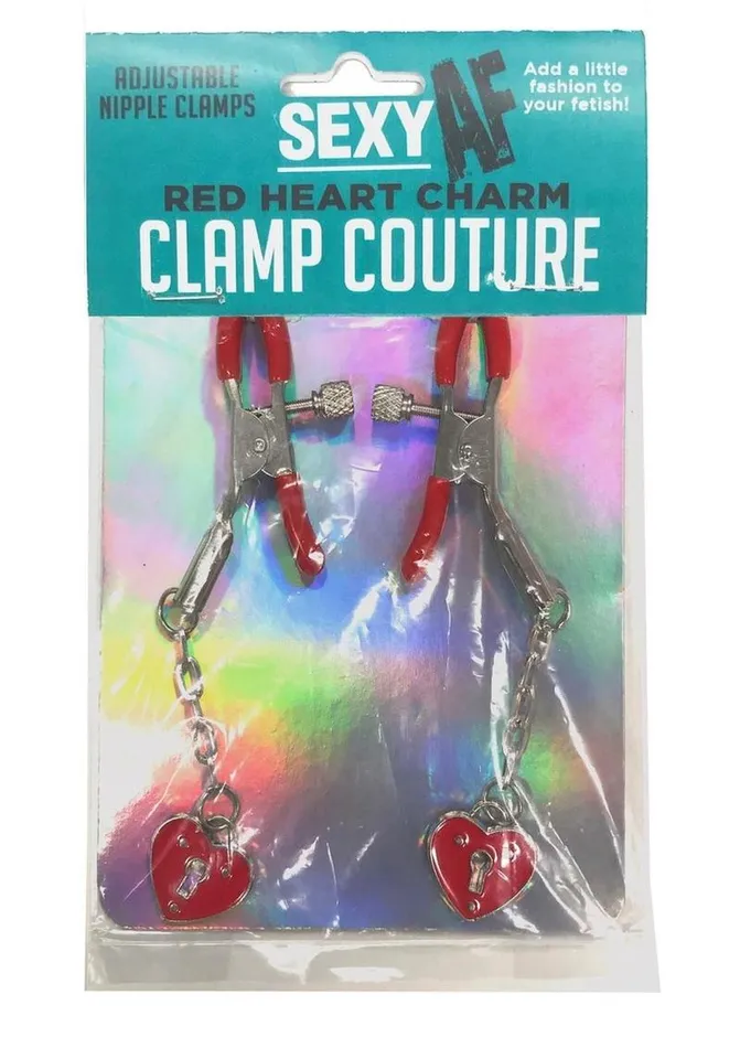 Sexy AF Nipple Clamps Hearts AF Nipple Clitoral Toys