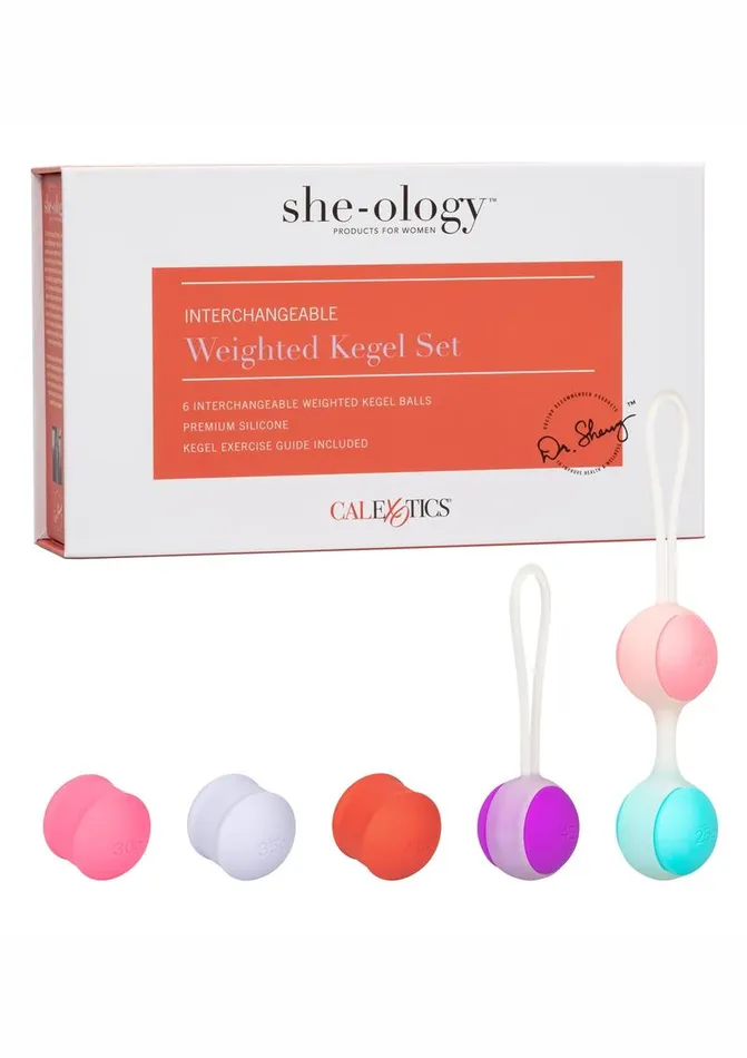 Sheology Female Sex Toys SheOlogy Interchangeable Weight Kegel