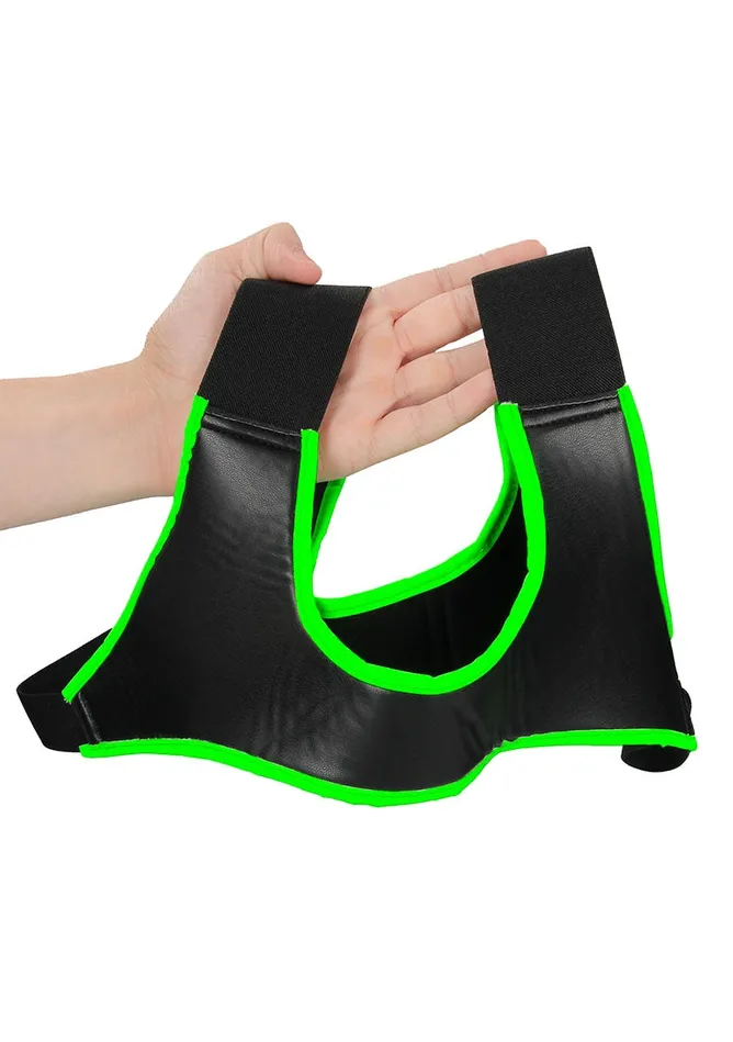 Shots America Female Sex Toys Neoprene Harness Glow In The Dark