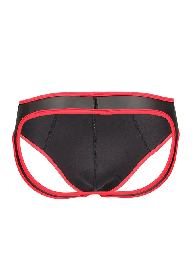 Shots America Male Sex Toys Neoprene Jockstrap Size Sm