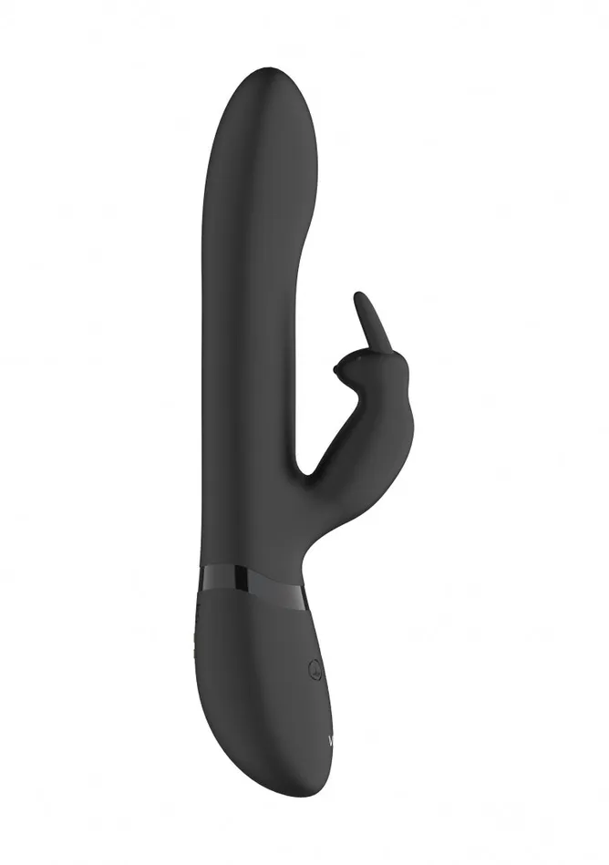 Shots America Vibrators Amoris Stimulating Beads Rabbit Black