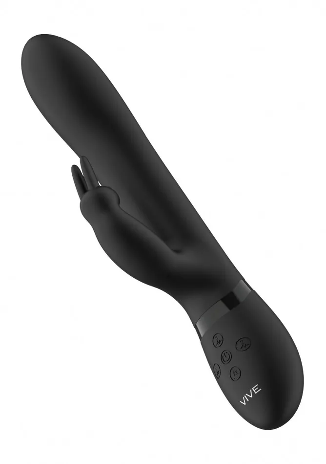 Shots America Vibrators Amoris Stimulating Beads Rabbit Black