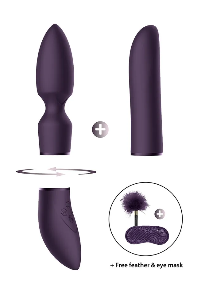 Shots America Vibrators Pleasure Kit 4 Purple