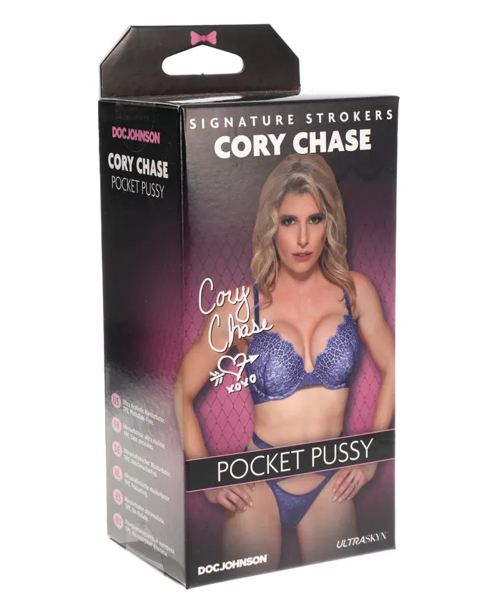 Signature Strokers Cory Chase Pocket Pussy Doc Johnson Male Sex Toys