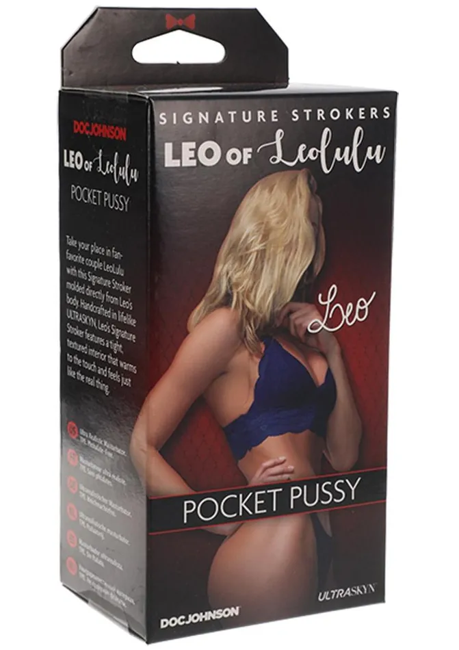 Signature Strokers Leo Of Leolulu Ultraskyn Pocket Masturbator Pussy Signature Strokers Male Sex Toys