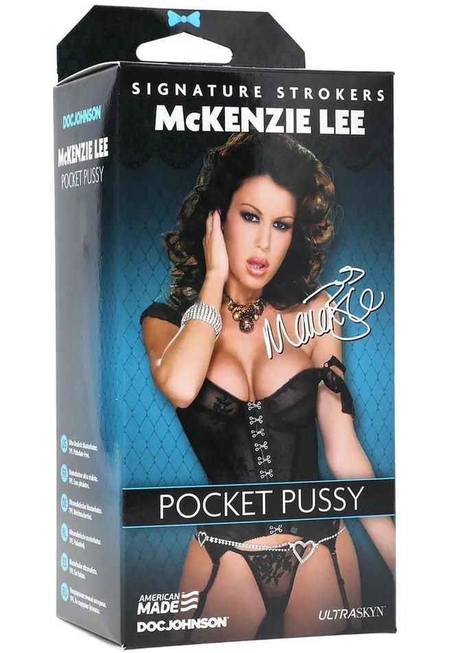 Signature Strokers Mckenzie Lee Ultraskyn Pocket Masturbator Pussy Signature Strokers Male Sex Toys