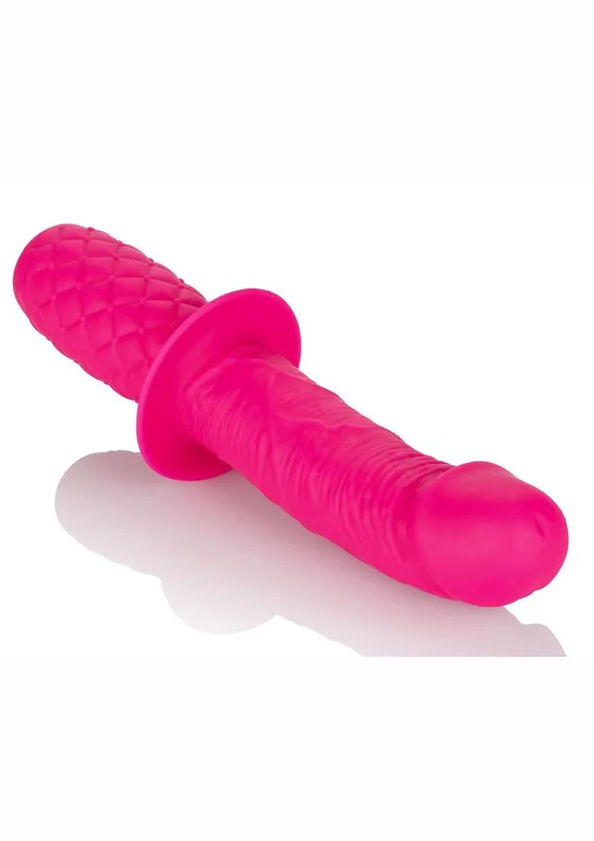 Silicone Grip Thruster Pink Anal Playful Dongs Anal