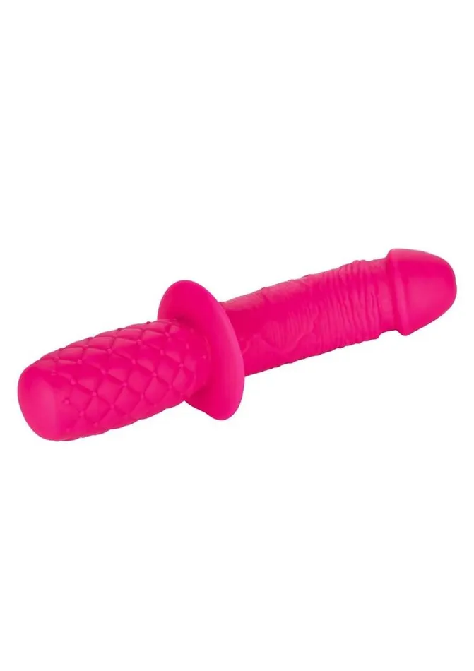 Silicone Grip Thruster Pink Anal Playful Dongs Anal