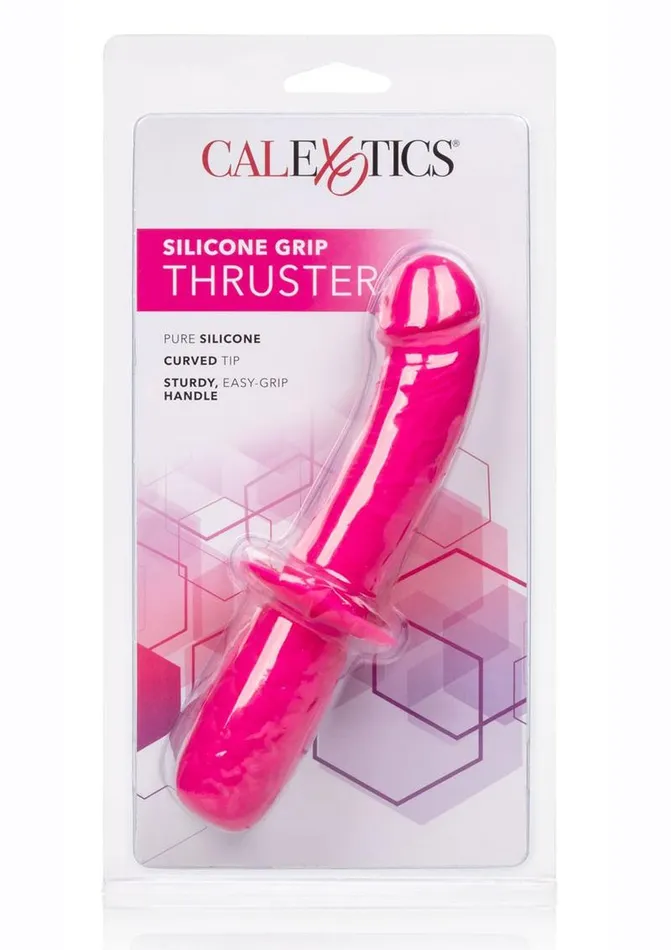 Silicone Grip Thruster Pink Anal Playful Dongs Anal