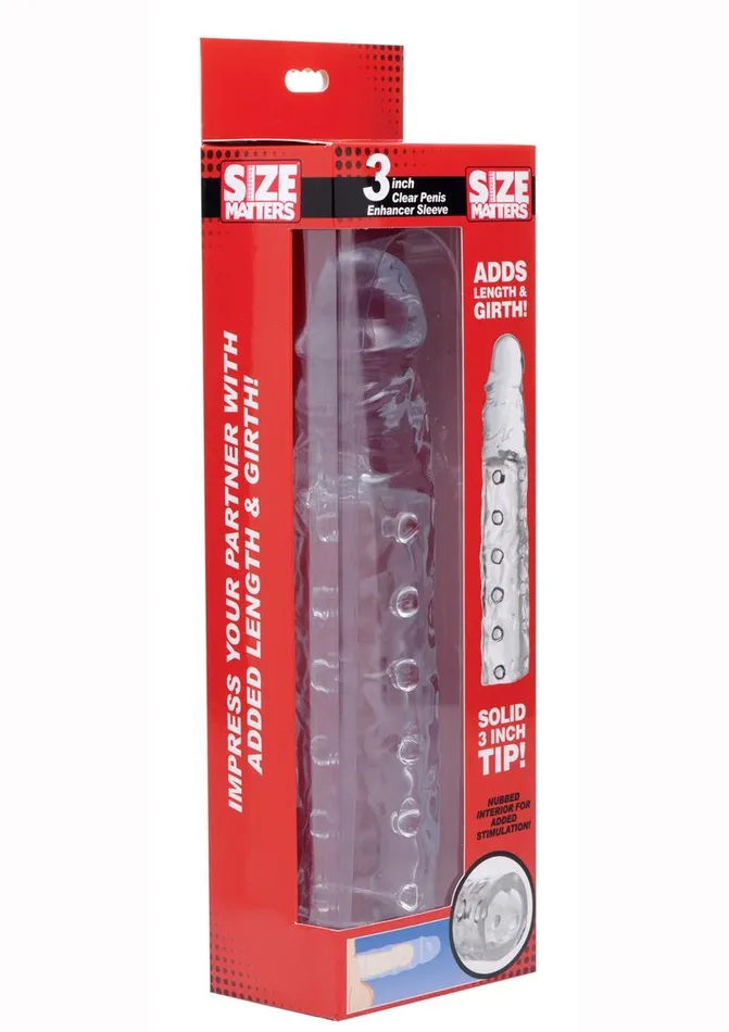 Size Matters Male Sex Toys Size Matters Penis Enhancer Sleeve