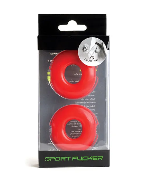 Sport Fucker Stacker Rings Red 665 INC Anal