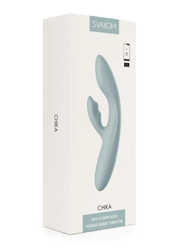 Svakom Female Sex Toys Svakom Chika Rechargeable Silicone App Compatible Interactive Rabbit Vibrator