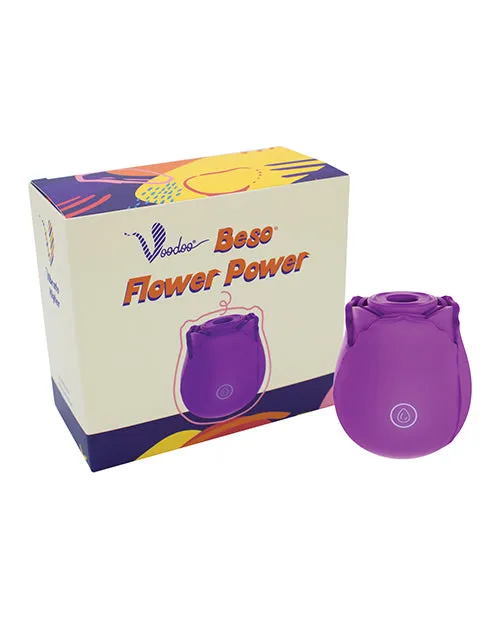 Thank Me Now INC Flower Power Rose Vibrator Purple Vibrators