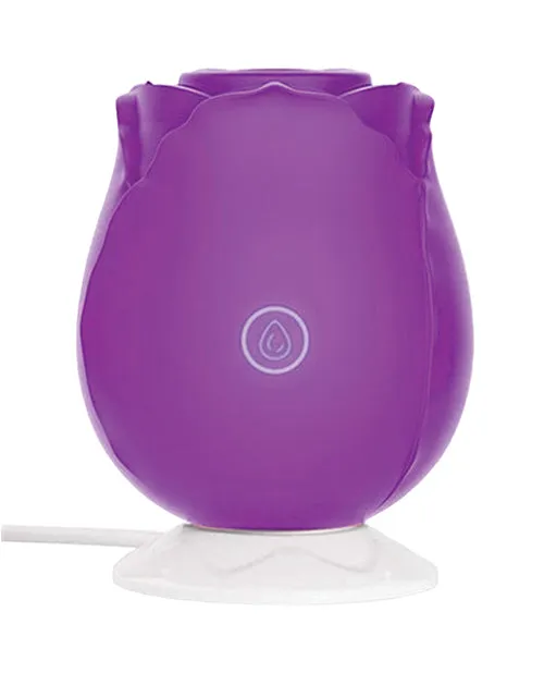 Thank Me Now INC Flower Power Rose Vibrator Purple Vibrators