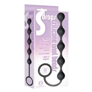 The 9s SDrops Silicone Anal Beads Icon Brands Male Sex Toys