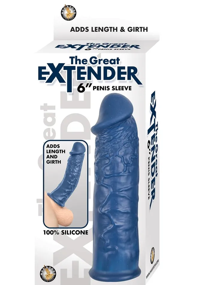 The Great Extender The Great Extender Silicone Penis Sleeve Male Sex Toys