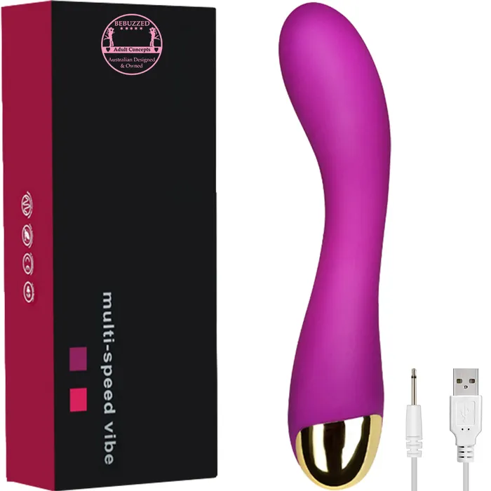 Vibrators BeBuZZed BeBuZZed Flur G Spot Rechargeable Vibrator Purple