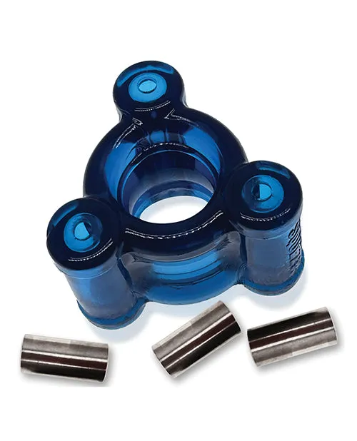 Vibrators Blue Ox Designs LLCDba Oxballs Oxballs Heavy Squeeze Ballstretcher Space Blue