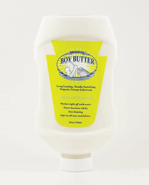 Vibrators Boy Butter Lubes LLC Boy Butter 25 oz Squeeze Bottle