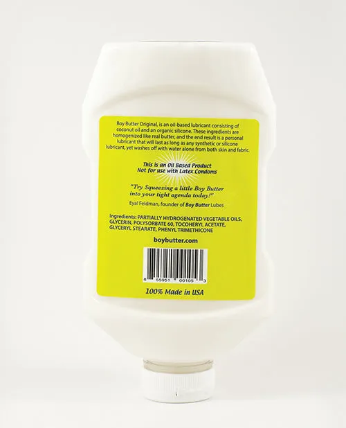 Vibrators Boy Butter Lubes LLC Boy Butter 25 oz Squeeze Bottle