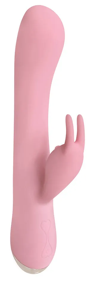 Vibrators Curve Toys Power Bunnies Jitters 21x Light Pink