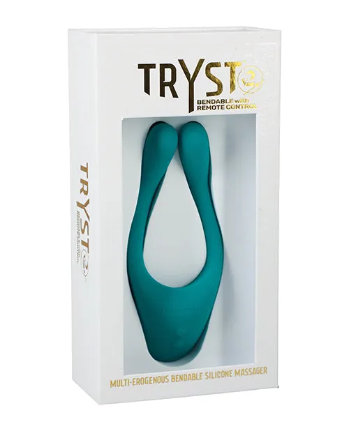 Vibrators Doc Johnson Tryst v2 Bendable MultiZone Massager w Remote