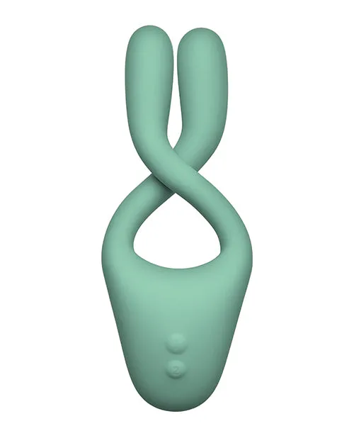 Vibrators Doc Johnson Tryst v2 Bendable MultiZone Massager w Remote