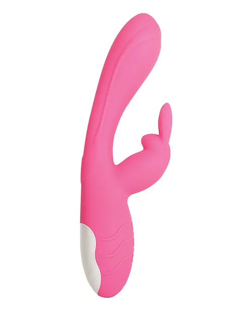 Vibrators Evolved Novelties INC Evolved Bunny Kisses Rabbit Vibrator Pink