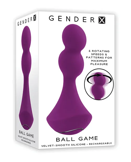 Vibrators Evolved Novelties INC Gender X Ball Game GSpot Vibe Purple