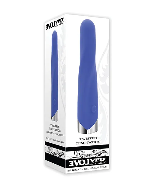 Vibrators Evolved Novelties INC Twisted Temptation Vibrating Bullet Purple Vibrators Evolved Novelties INC Twisted Temptation Vibrating Bullet Purple