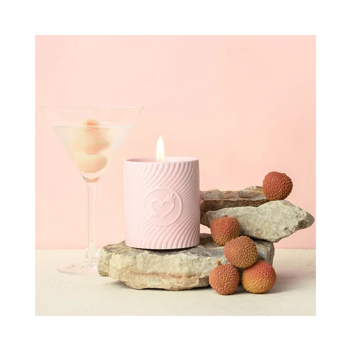 Vibrators HighOnLove HighOnLove Pink Massage Candle Lychee Martini