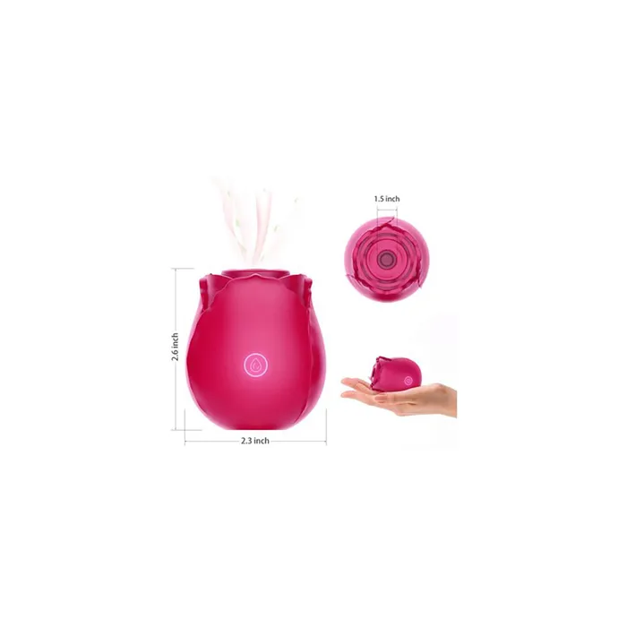 Vibrators InBloom InBloom Rosales Sucking Vibrator Red