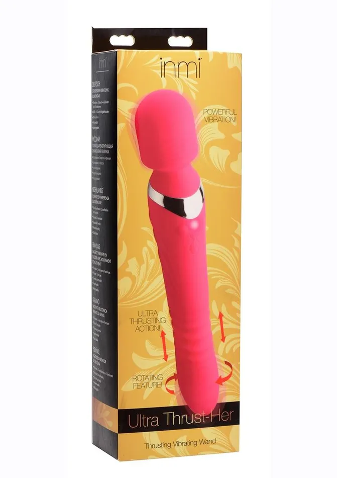 Vibrators Inmi Ultra ThrustHer Thrusting and Vibrating Silicone Wand Massager Inmi Vibrators Inmi Ultra ThrustHer Thrusting and Vibrating Silicone Wand Massager Inmi