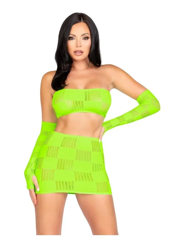 Vibrators Leg Avenue Leg Avenue Checkerboard Net and Opaque Bandeau Mini Skirt and Arm Warmers Vibrators Leg Avenue Leg Avenue Checkerboard Net and Opaque Bandeau Mini Skirt and Arm Warmers