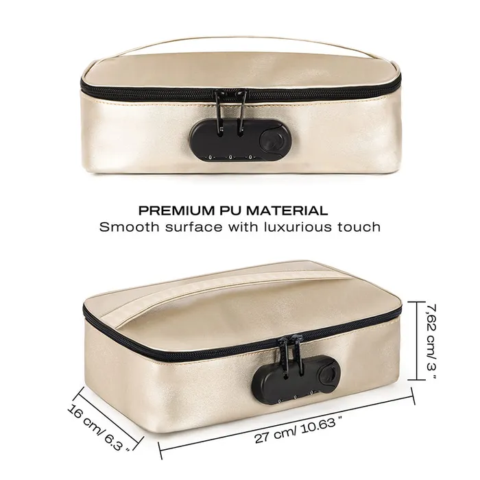 Vibrators Lovely Planet Dorcel Lockable Discreet Adult Toy Box Luxury Gold