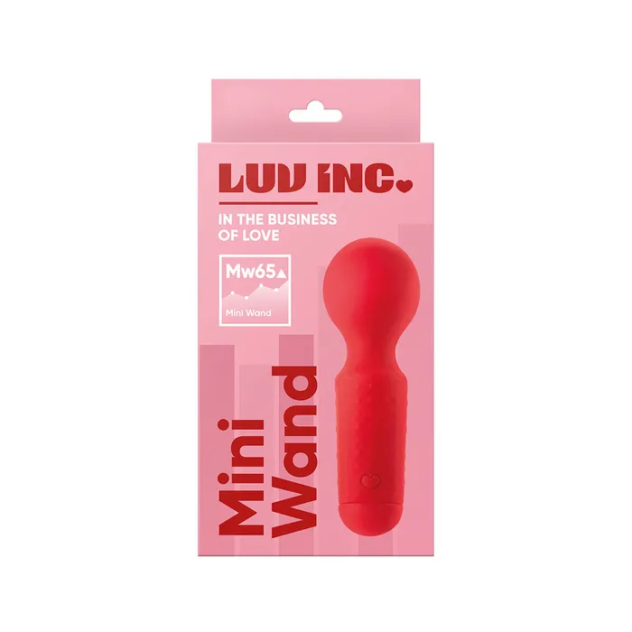 Vibrators Luv Inc Luv Inc Mini Wand Red