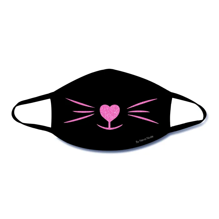 Vibrators Neva Nude Neva Nude MeowZA Kitten Mask w 100 Cotton Liner