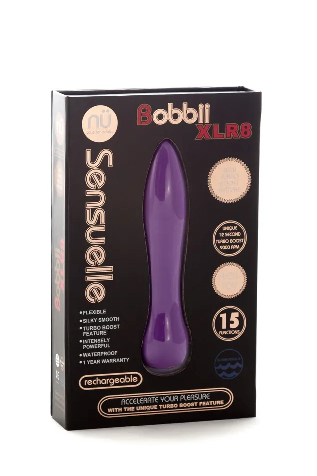 Vibrators Nu Sensuelle Nu Sensuelle Bobbii Flexible Vibe XLR8 Turbo Boost