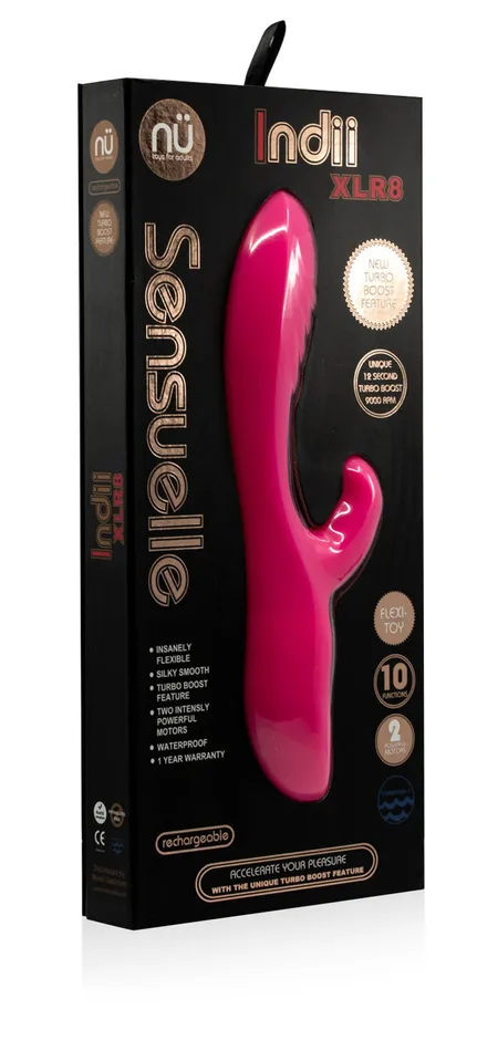 Vibrators Nu Sensuelle Nu Sensuelle Indii Rabbit XLR8 Turbo Boost