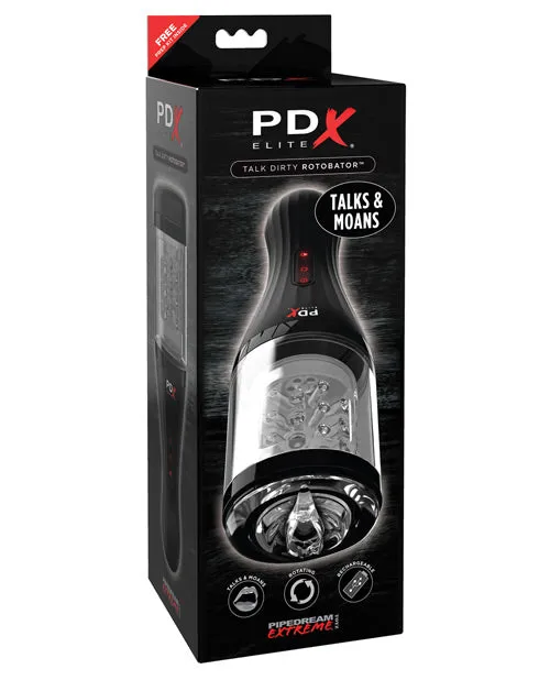 Vibrators PDX Elite Talk Dirty Rotobator Pdx Brands