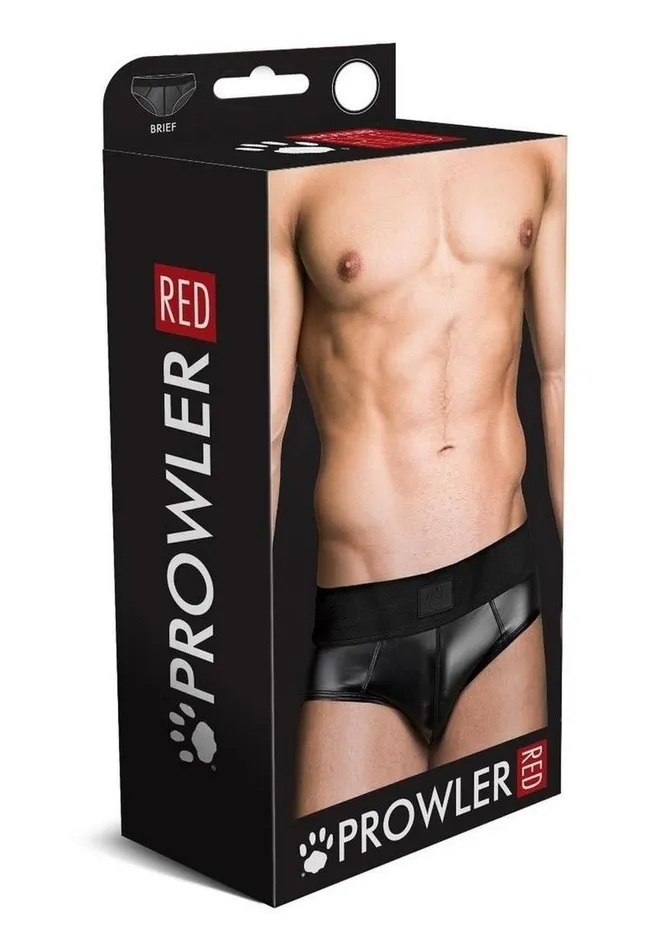 Vibrators Prowler RED Prowler Red Wetlook Brief Blk Md
