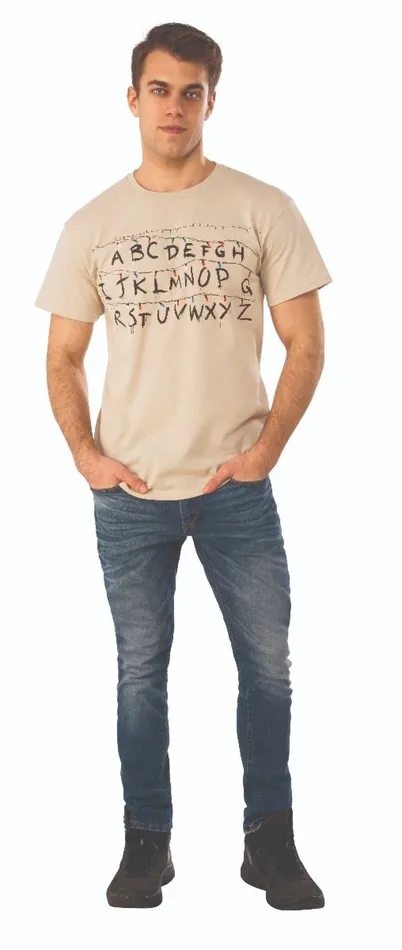 Vibrators RubieS Costume Co Stranger Things Alphabet Shirt Costume