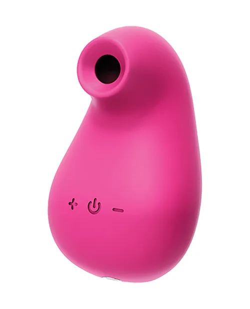 Vibrators Savvy Co VeDO Suki Rechargeable Vibrating Sucker Foxy Pink