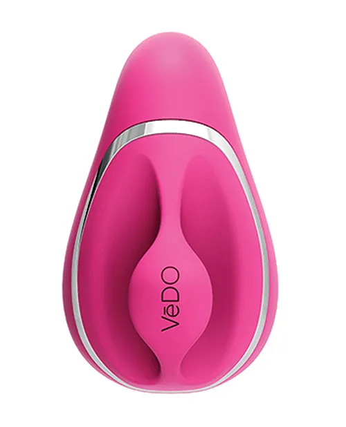 Vibrators Savvy Co VeDO Suki Rechargeable Vibrating Sucker Foxy Pink