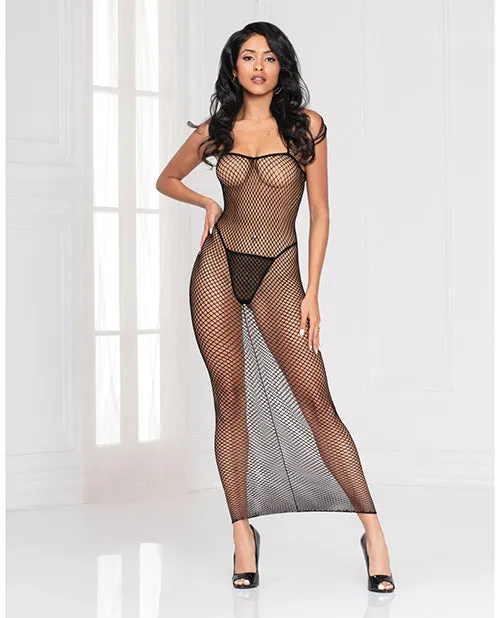 Vibrators Seven Til Midnight Industrial Net Dress w Spaghetti Straps