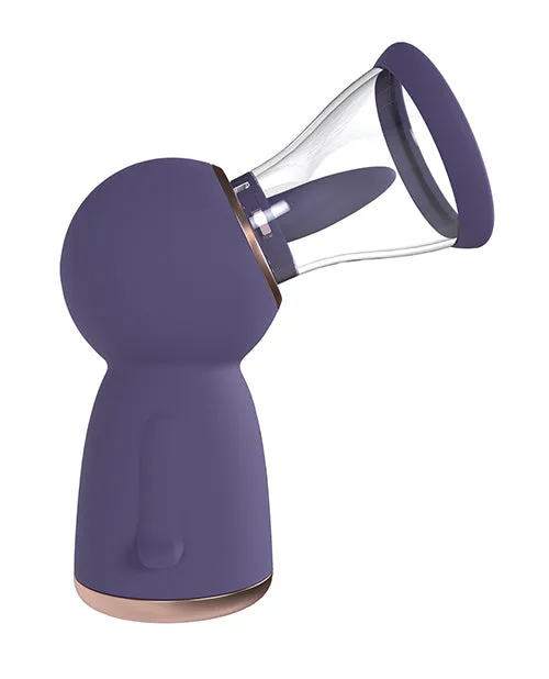 Vibrators Shots America LLC Shots Pumped Exquisite Vulva Breast Pump Purple